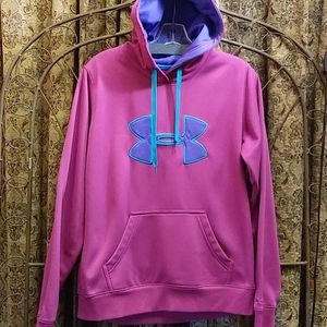 Under Armour Pink Hoodie UA Storm Semi-Fitted sz M